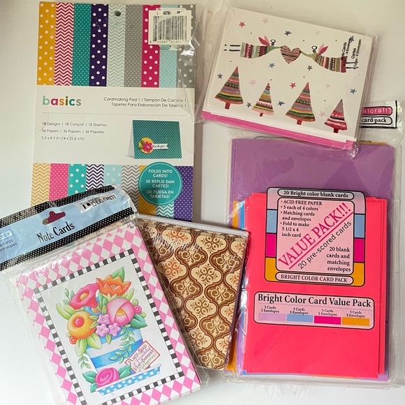Office Note Card Bundle All Nwt Make Your Own And Pre Printed Blank
